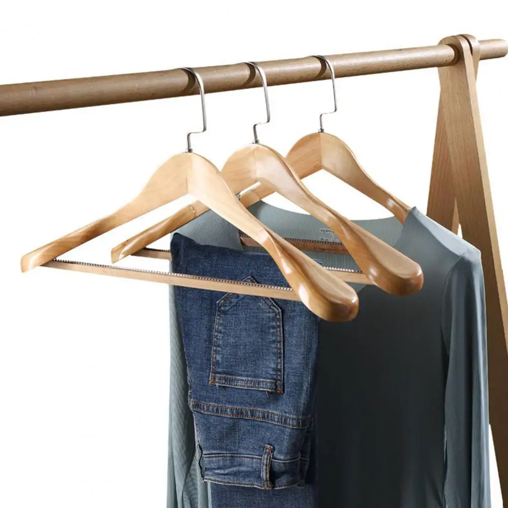 Coat Hanger Multi-functional Hanger Durable Non-slip Wide Shoulder Hangers Organize Preserve Clothes Effortlessly