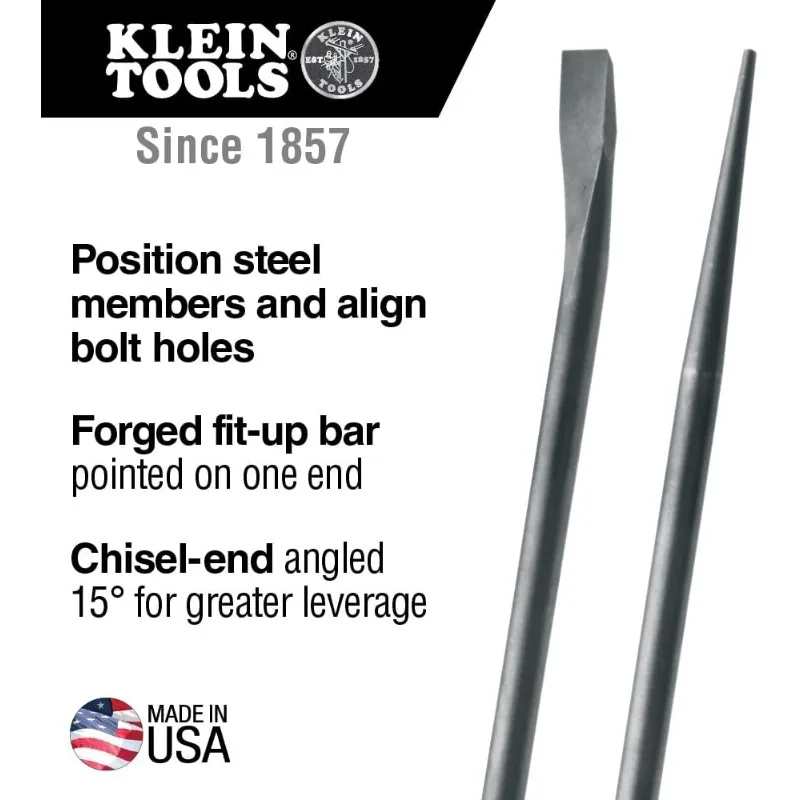 3246 Round 7/8-Inch x 36-Inch Connecting Bar, Made in USA, Sleever Bar for Aligning, Prying and Chiseling