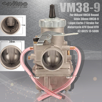 38mm Motorcycle Carburetor For Mikuni VM38 VM38-9 VM Series Round Slide Carburetor 2 Stroke Carb 42-6025 13-5006 Accessories