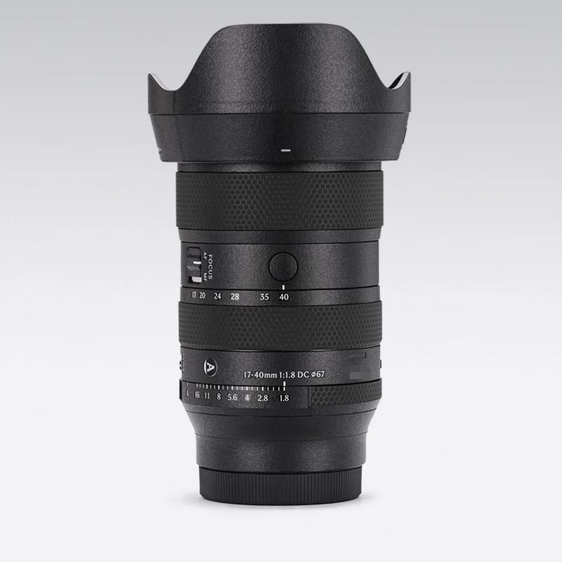 For SIGMA 17-40mm F1.8 DC for Sony E Mount Lens Sticker Protective Skin Decal Vinyl Wrap Film Anti-Scratch Protector Coat