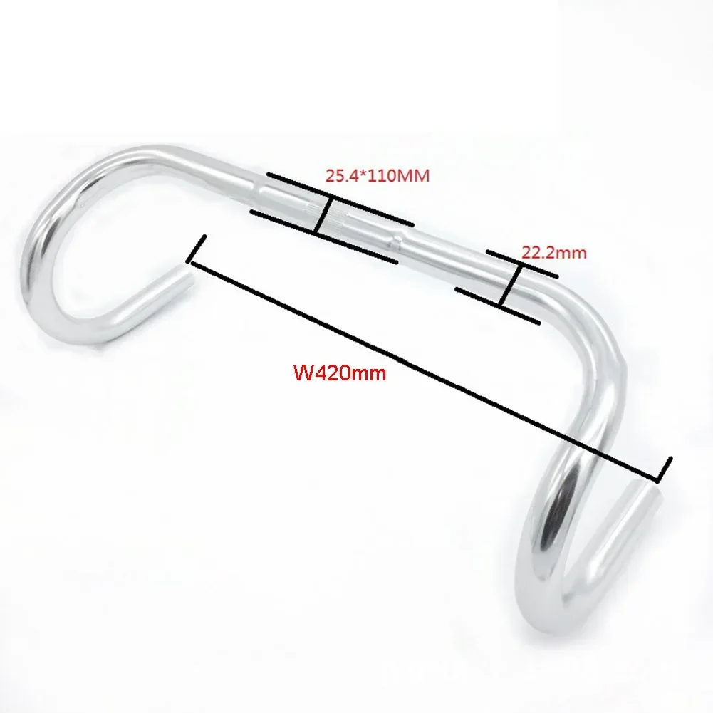 Road Bike Aluminum Alloy Handlebar Racing Bike Drop Bar25.4x420MM Ingtegrated Drop Handlebars For Cycling New Arrival