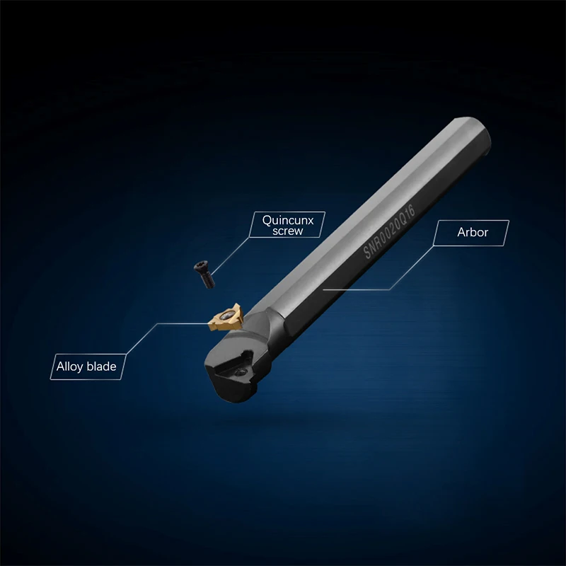 SNR Internal Thread Turning Tool SNR0013 SNR0014 SNR0016 SNR0020 SNR0025 16IR Inserts Lathe SNR Holder AG55 AG60 1.5pitch 2.0 3