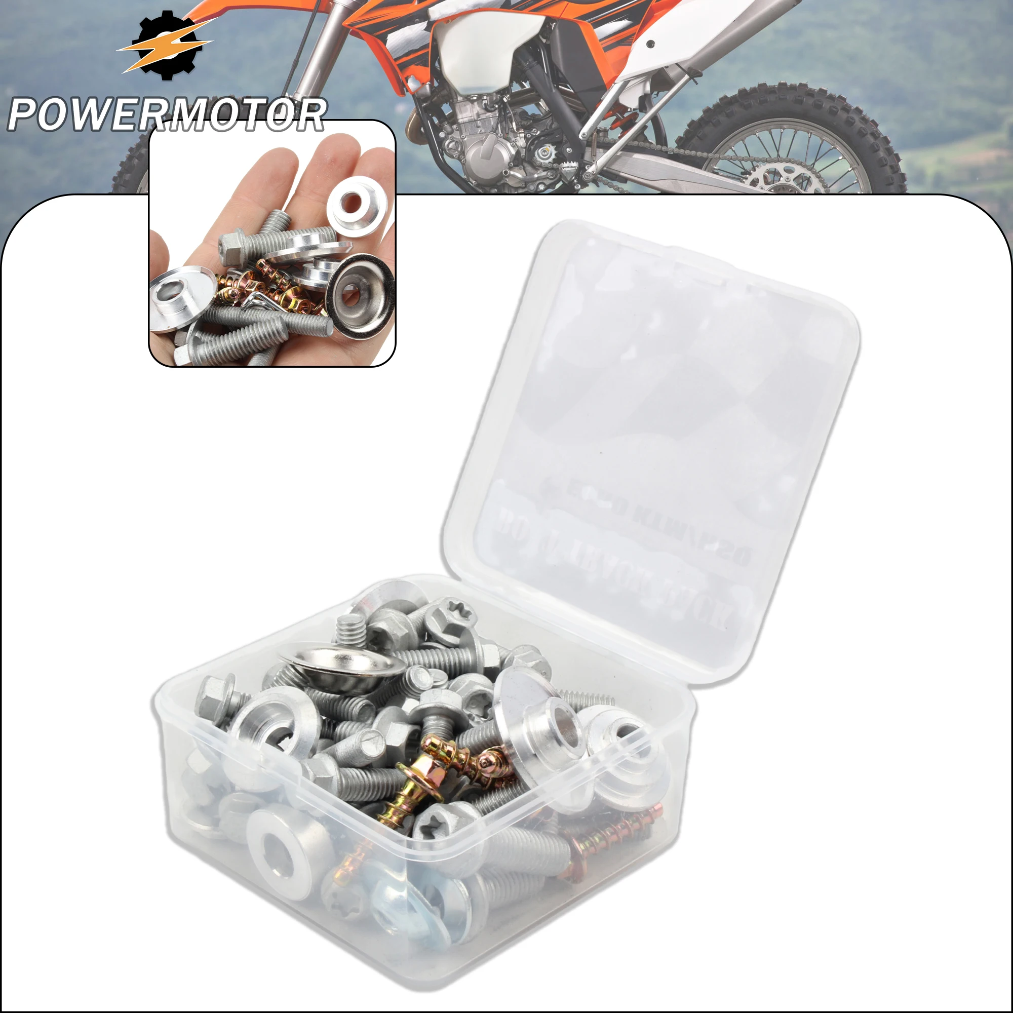 

For KTM Motorcycle Fairing Fender Screw Bolt Full Plastics Fastener Kit 125-530 SX SX-F EXC EXC-F Enduro DirtBike Repair Parts