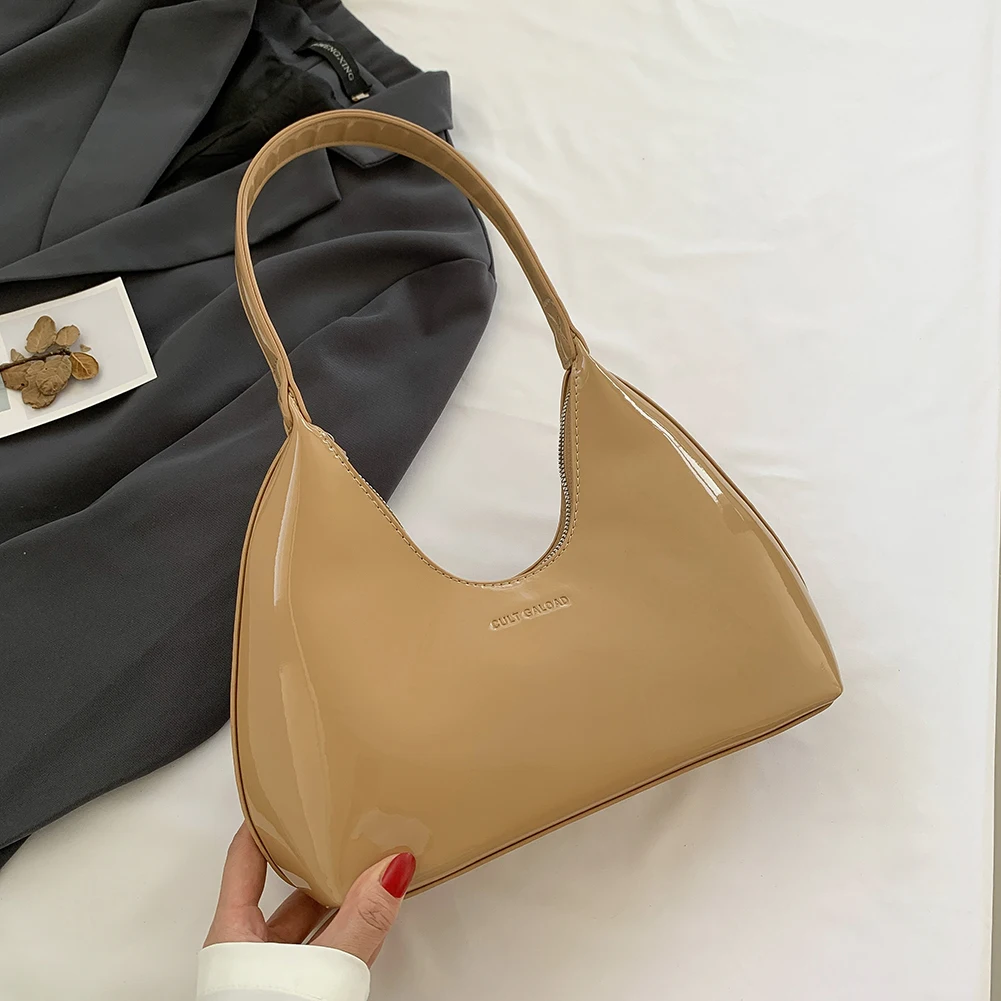 Kadın Patent Deri Tote Çanta Ç - Top Handle Patent Bag incelemesi ve fiyatı