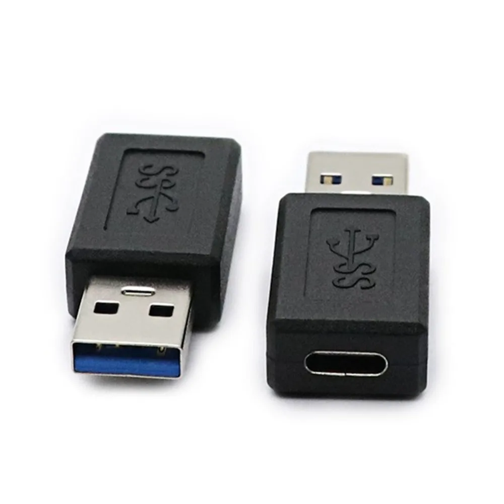 USB 3.0 Type A Male to Type C Female Adapter, USB C Female to USB A Connector