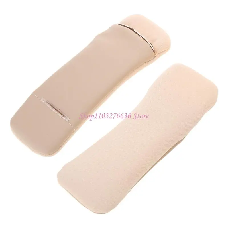 

R6FD Breathable Pram Belt Cushion Baby Belt Shoulder Pad Set 3 Pads Belt Pads Universal Baby Car Belt Covers