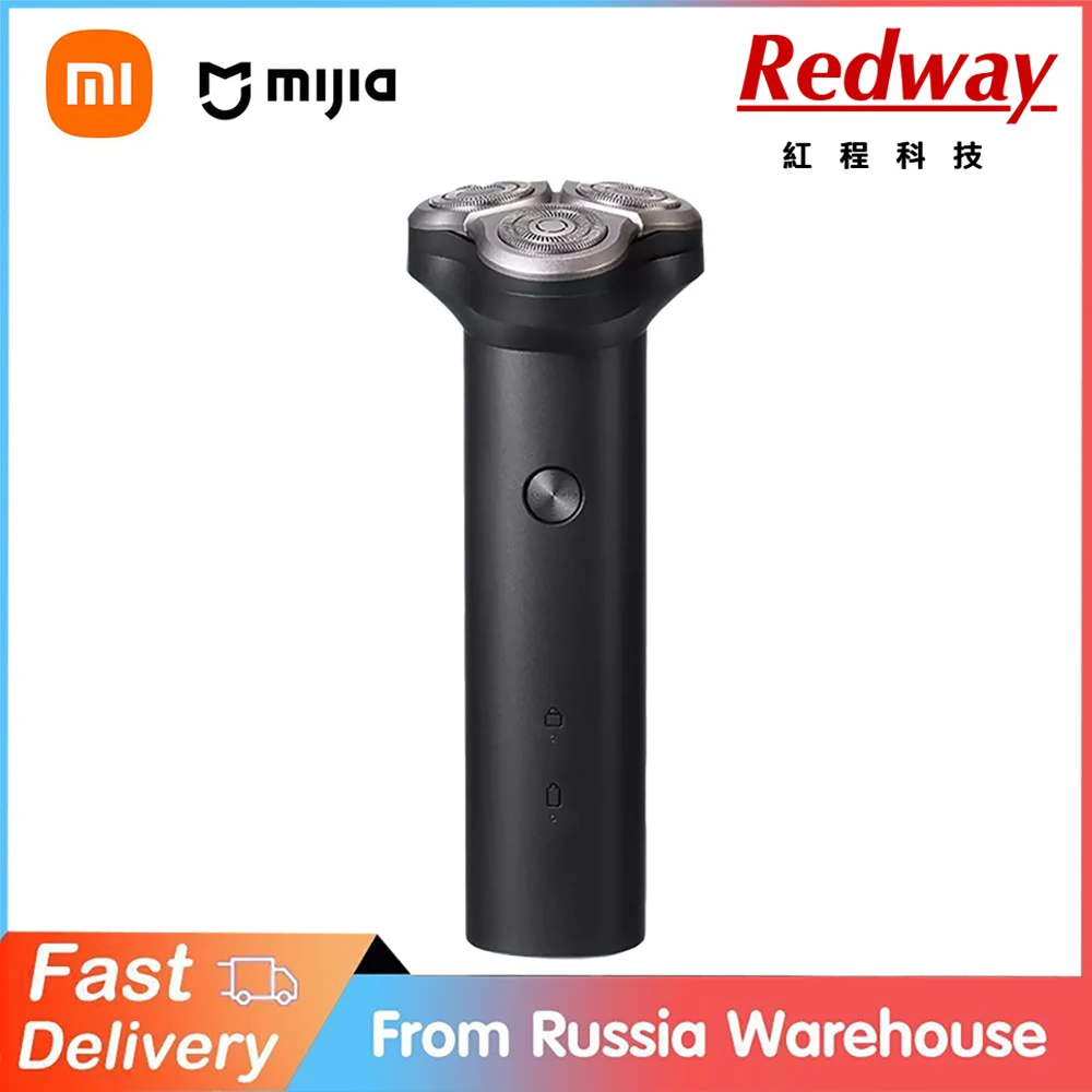 Xiaomi Mijia Electric Shaver S300 Portable Flex Razor 3 Head Dry Wet Shaving Washable beard trimmer trimer intelligent low noise