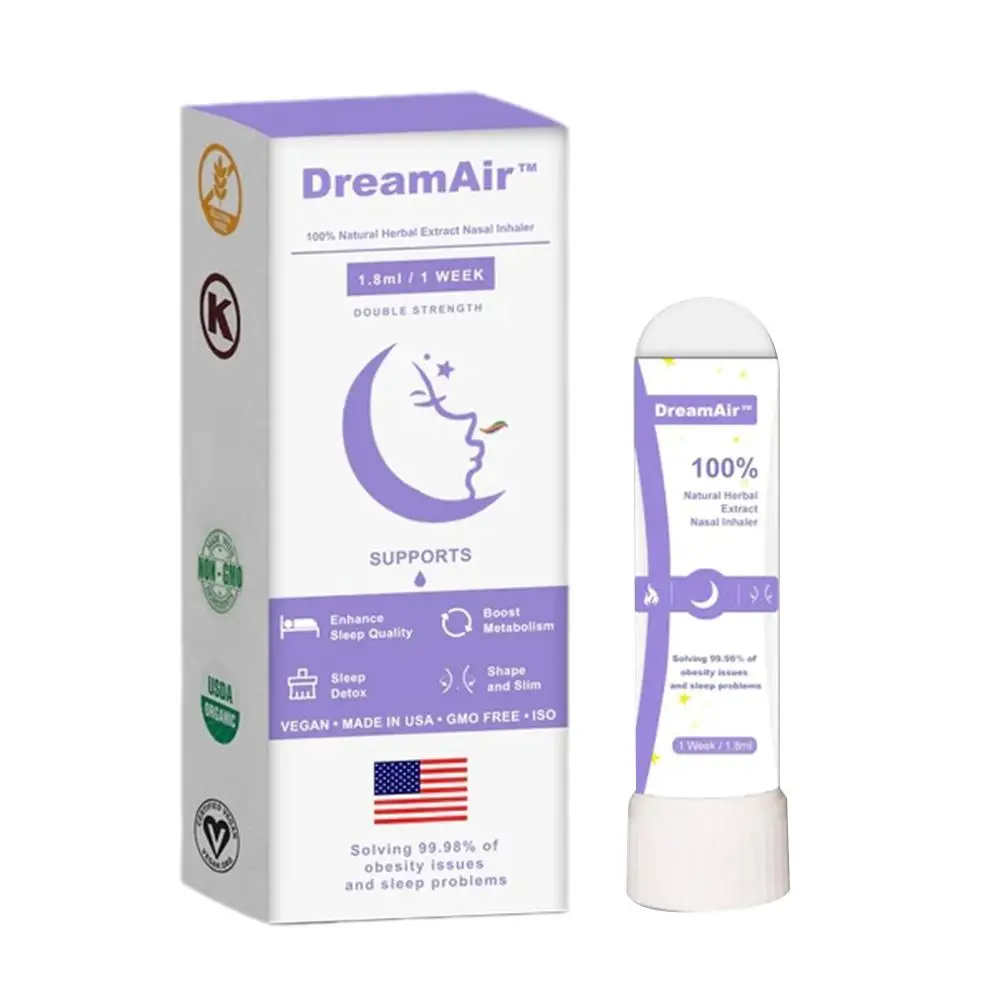 1pc Dreamair Sleep Nasal Inhaler For Body Shaping Natural Detox Weight Loss & Body Shaping Elimination Of Edema H3J6