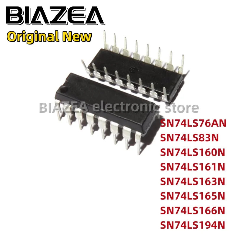 10piece SN74LS76AN SN74LS83N SN74LS160N SN74LS161N SN74LS163N SN74LS165N SN74LS166N SN74LS194N DIP-16