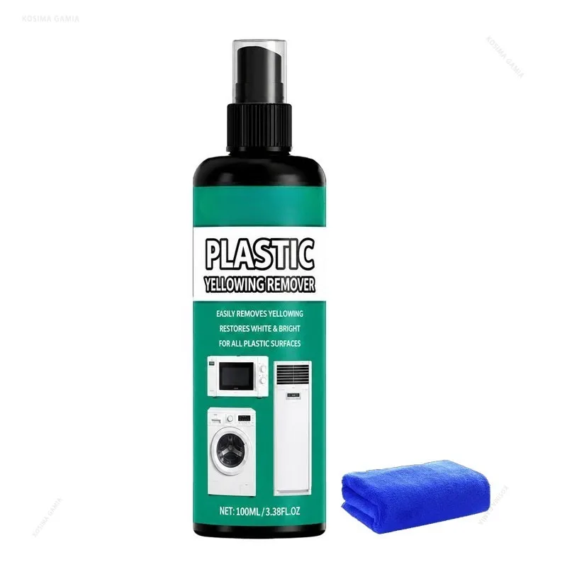 Anti-Aging Agent Scratch Repair Restore Gloss Remove Yellowing for Car Home Electronics Parts Quick Plastic De-yellowing Remover
