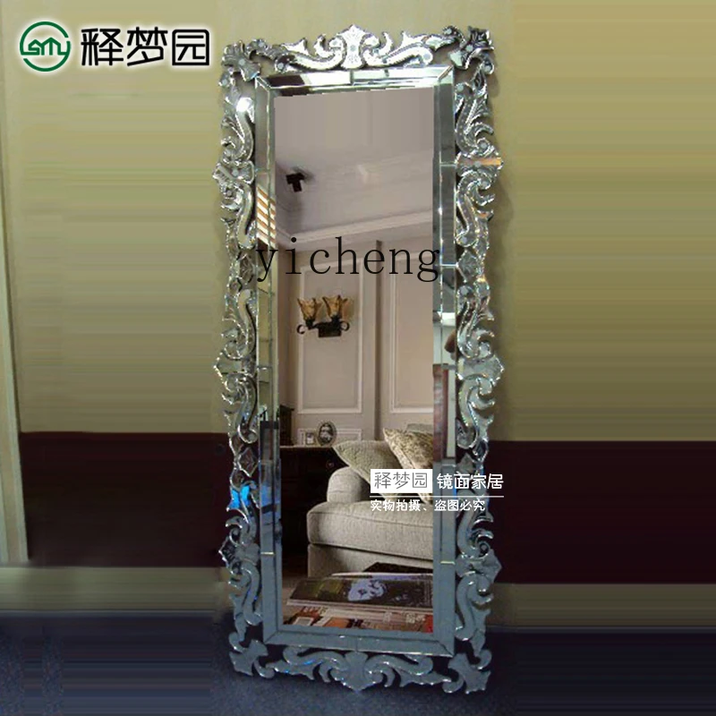 

ZZ decorative mirror entrance full-length mirror floor decorative ornament furniture home