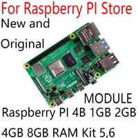 (Metal Case+Fan+32gb SD Card+Power+Micro Cable) PI 4B Board ARM 1GB 2GB 4GB 8GB Faster Than 3B+Raspberry Pi 4 Kit 5,6