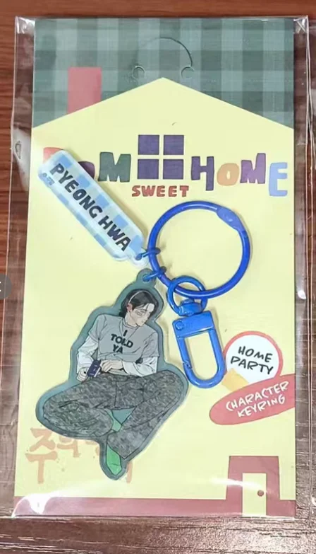 Pyeong Hwa In Cheol Master peace keyring pendant Acrylic stand cards badge Lezhin official goods In stock image 3