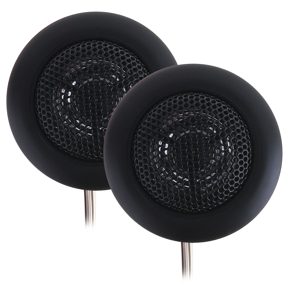 2pcs 800W T-120 Compact Size Car Horn Dome Tweeter Audio Loudspeaker Car Stereo Treble Speaker for Cars