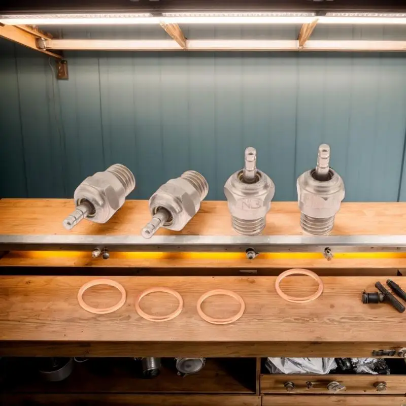 

N3 N4 Hot 70117 Spark Glow Plug (1/2Pcs), Perfect for RC Nitro Cars, Trucks, and Buggies