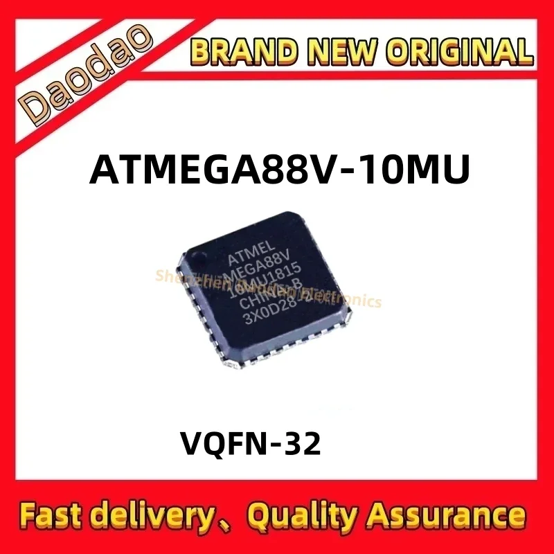 

Quality Brand New ATMEGA88V-10MU ATMEGA88V-10 ATMEGA88V ATMEGA88 ATMEGA IC MCU Chip VQFN-32