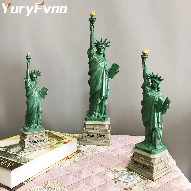 YuryFvna Statue of Liberty Model Desk Accessories Collectibles Travel Souvenirs New York Office Home Interior Room Decoration