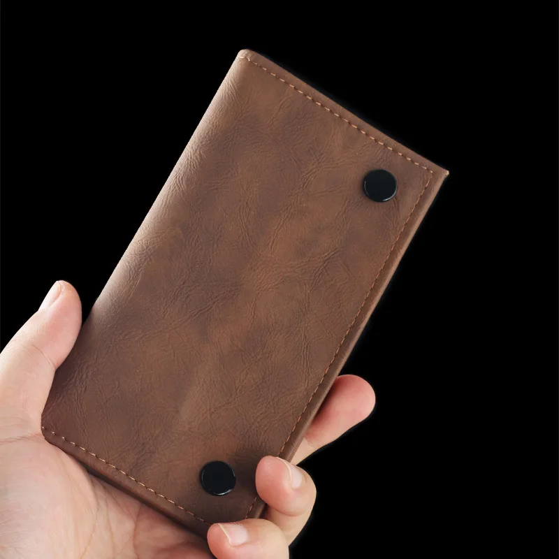 Leather Tobacco Pouch Case Bag Portable Smoking Paper Holder Case Pouch Wallet Bag Foldable Tobacco Storage Bag Pouch Case Gift