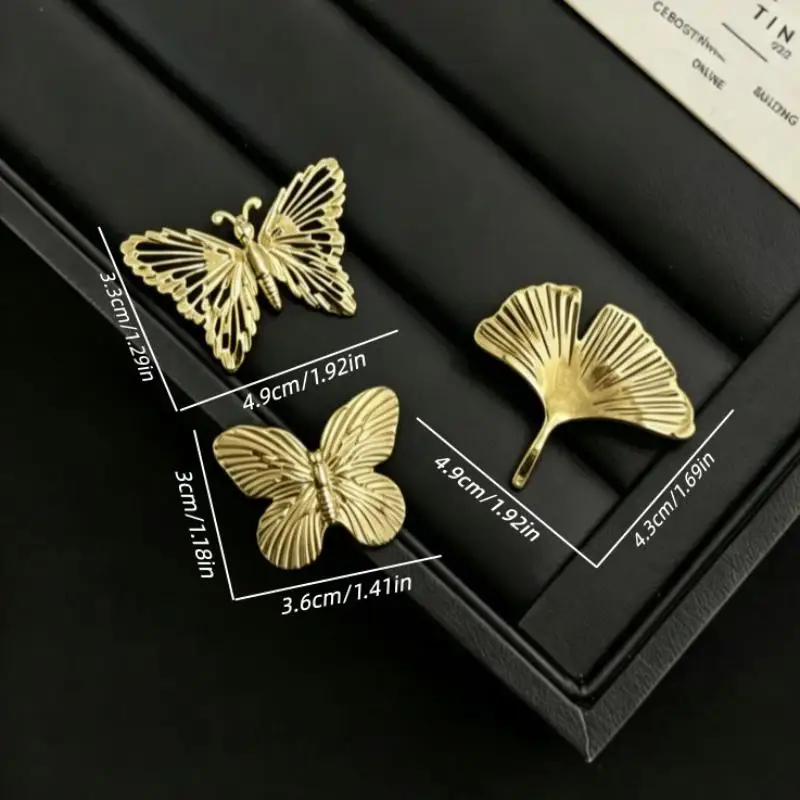 Vintage Style Gold Plated Animal Insect Badge Brooch Pin for Women Men Suit Lapel Accessory