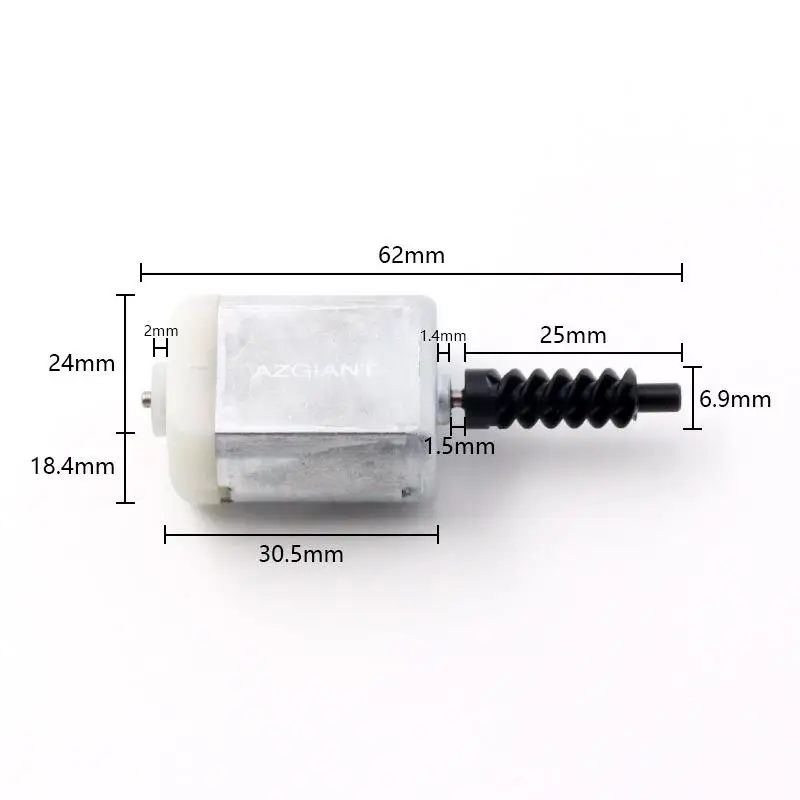 AZGIANT For 2016-2022 Honda Civic Rear Trunk Hatch Lock Actuator Motor DC 12V 12000RPM High Speed Mini Micro Motor DIY Robot fan