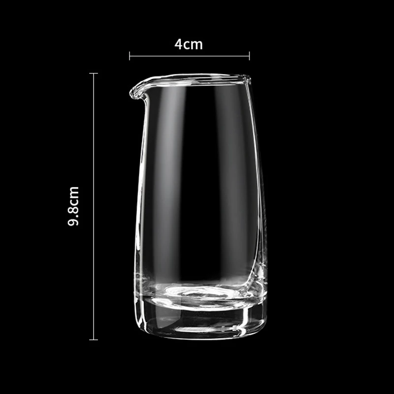 100ml Wine Dispenser Household Restaurant Liquor Separator Measuring Pot Foreign Wine Red Wine Spirits Glass Cup Small Container