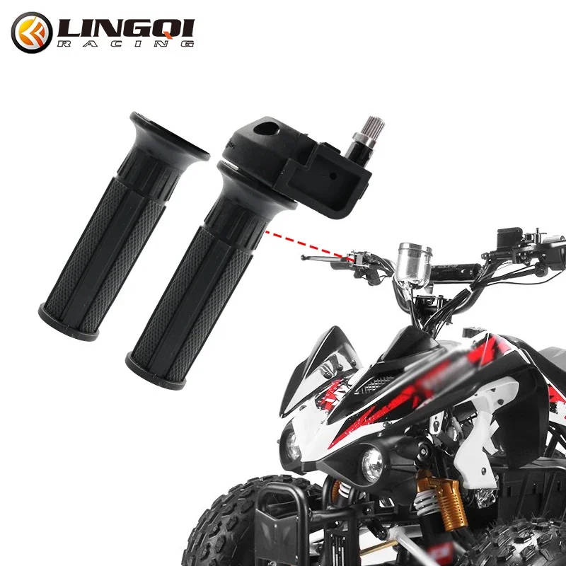 LESQUE Pit Dirt Bike Quick Turn Throttle Grips Settle Handle Grip For ATV Quad Buggy Four Wheeled Motocross Enduro Accessories