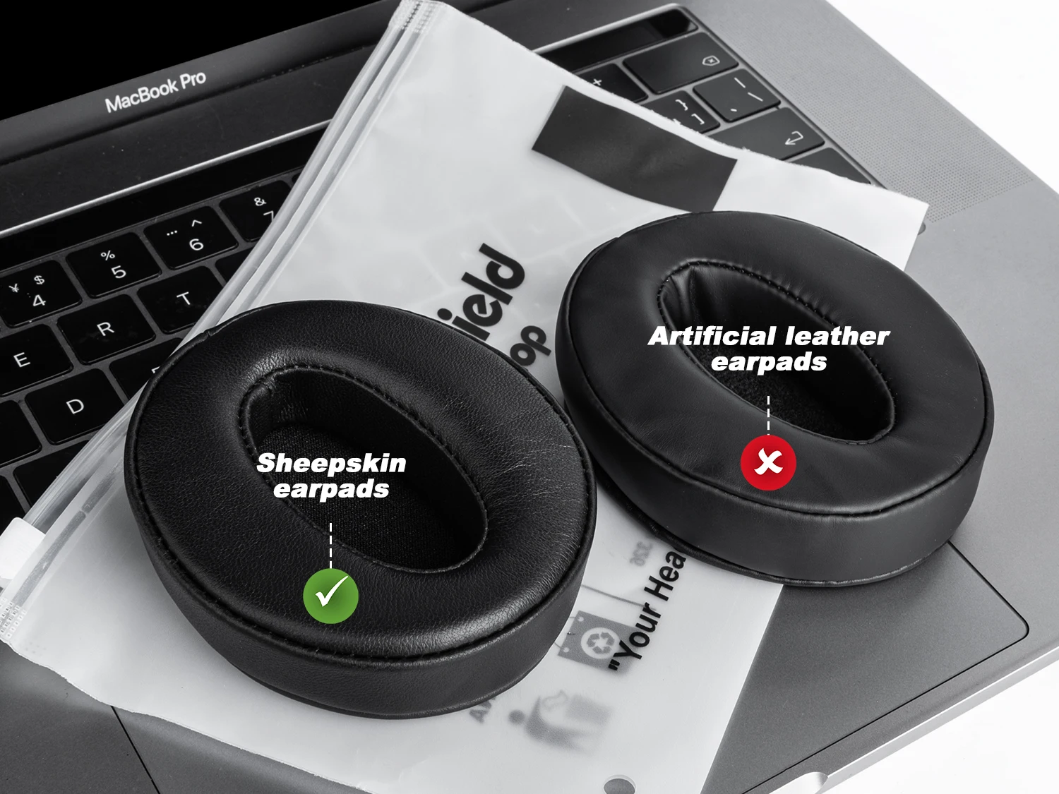 Ear Pads For SENNHEISER HD 450BT & 4.50BT 4.30 4.20HD 350BT ADAPT 360 Sheepskin earmuffs Sheepskin dermis Memory Covers Sponge