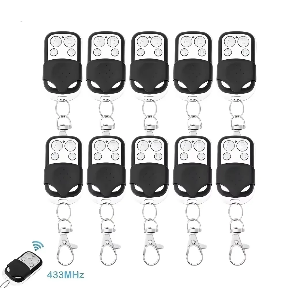 433MHZ Remote Control 4 Channel Universal 433 MHz Garage Gate Door Opener Remote Control Duplicator Clone Cloning Code Car Key