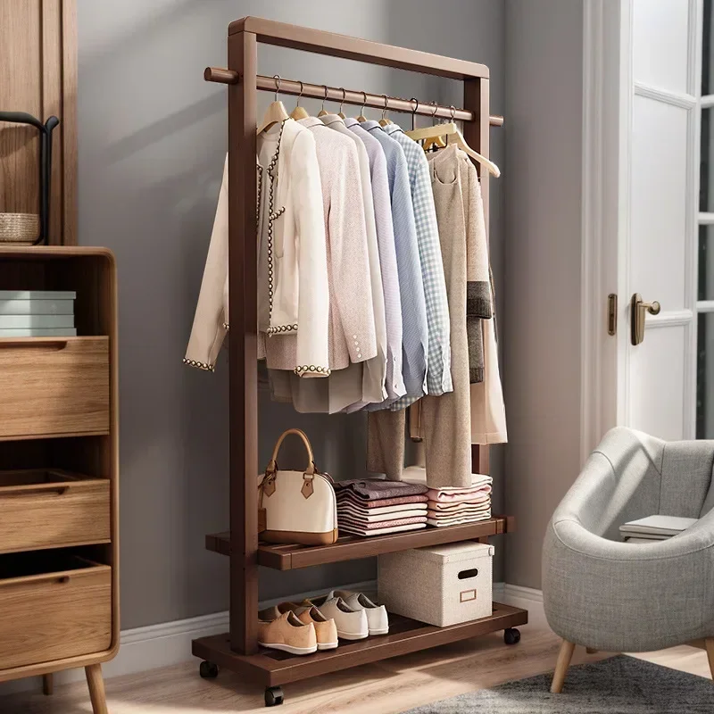 

Internet Celebrity Hanging Hanger Floor-to-ceiling Bedroom Simple Hanger Removable Coat Rack Premium