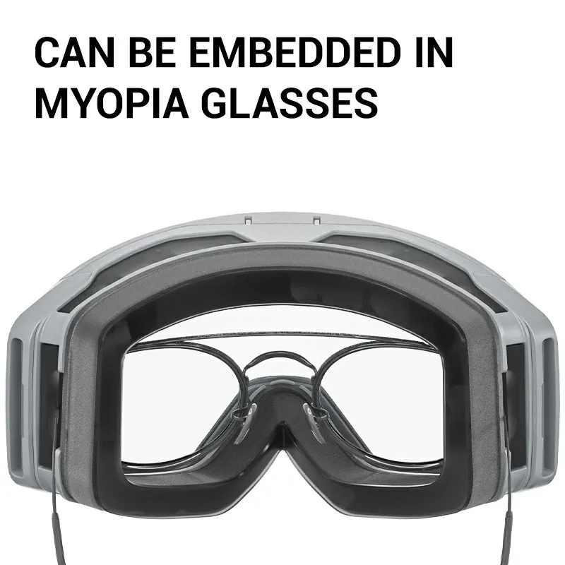 KAPVOE fotochromowe gogle narciarskie podwójny magnes adsorpcyjne warstwy przeciwmgielne okulary narciarskie śnieg okulary snowboardowe okulary do skutera śnieżnego