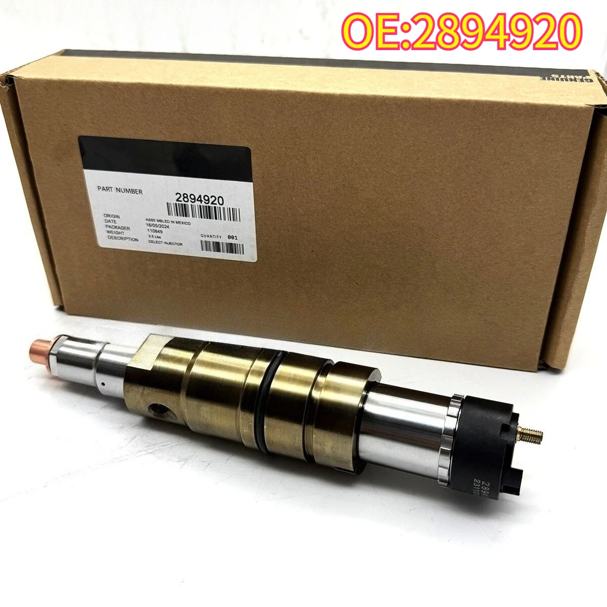 

For 2894920 Common Rail Brandstofinjector Voor Dieselmotor Qsx15 Isx 15X15