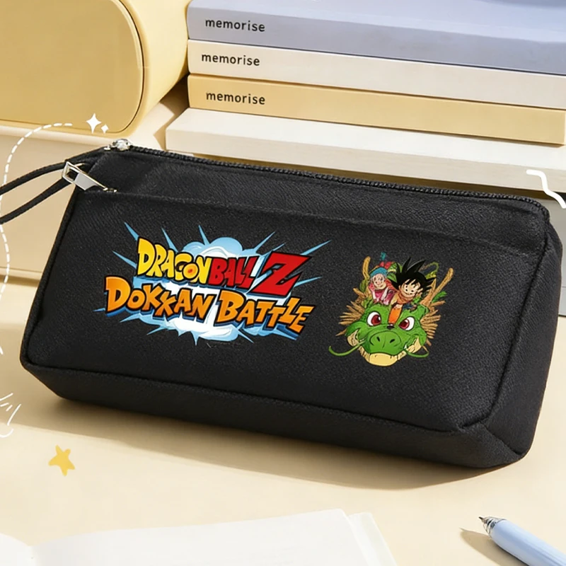 

Сумка для карандашей в стиле аниме Dragon Ball, студенческий пенал с изображением Сон Гоку, пенал из ткани Оксфорд, пенал для мальчиков и девочек, школьные принадлежности