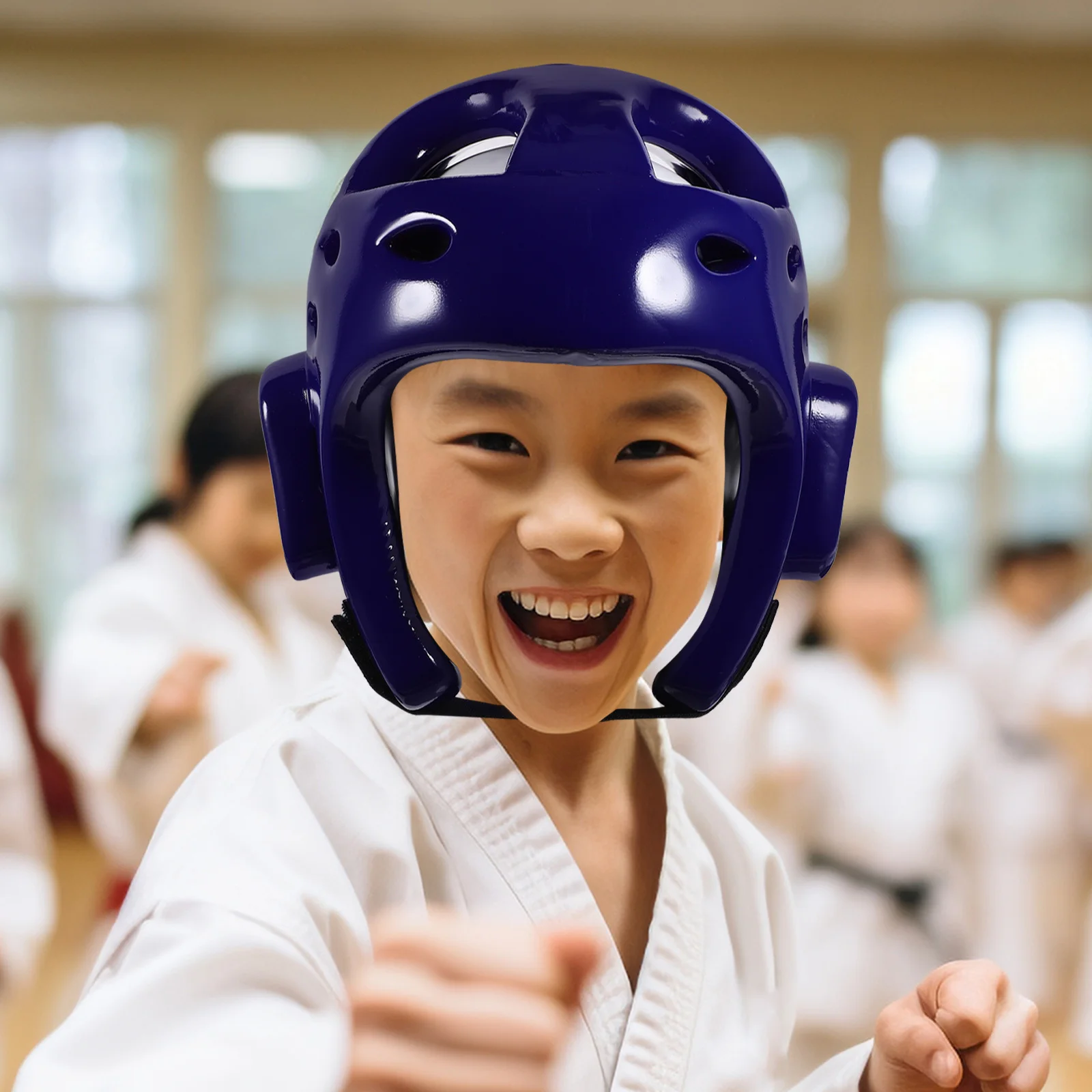 الشباب المصارعة القبعات مادة إيفا التايكوندو الملاكمة كيك بوكسينغ معدات السلامة يثبت حزام مطاط قواطع الذقن