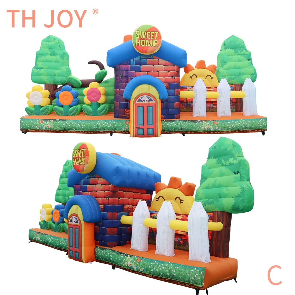 fast air ship to door, 6m width customized inflatable backdrop stage props for sale