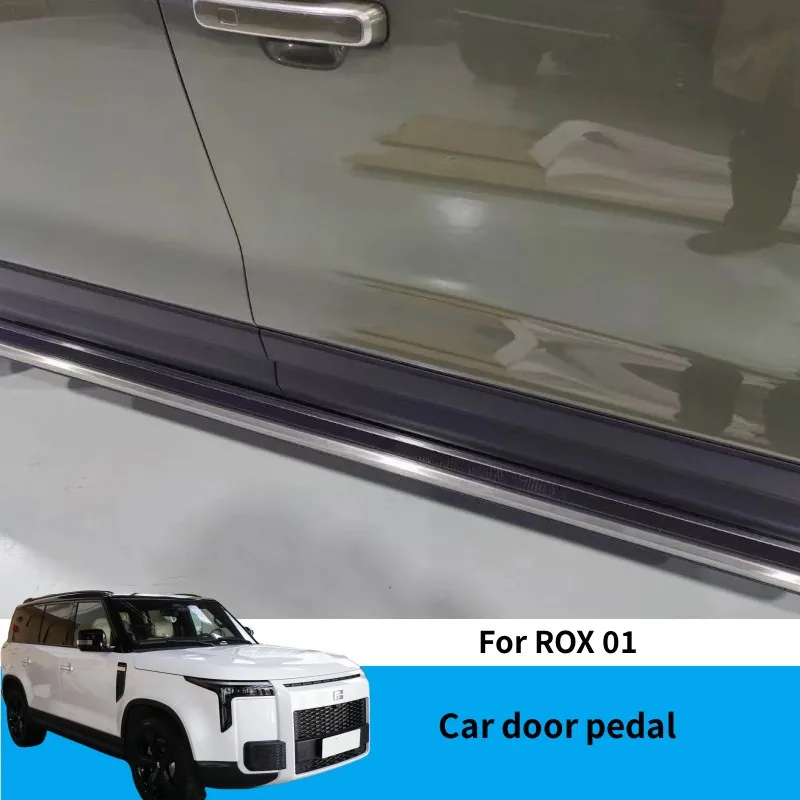

Aluminum Alloy Material Car Door Pedal Up And Down Pedal Modification Welcome Pedal For BAIC JISHI Polestone 01 ROX 01