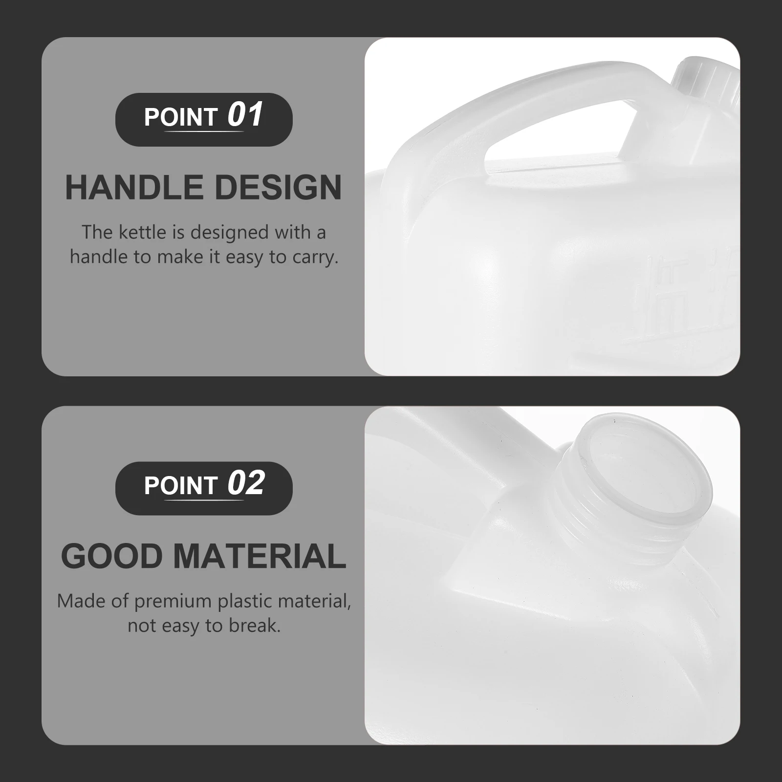 

10L 20KG Water Tank Storage Container Camping Outdoor Portable Heavy Duty Jug White Large Capacity Tank Bottle