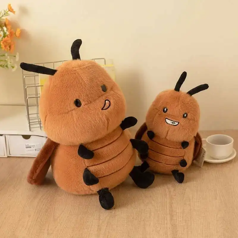 Creatieve Mier Bee Kakkerlak Pop Gevuld Knuffel Handgemaakte Pop Cartoon Anime Schattig Kussen Leuk Kinderverjaardagscadeau Pop