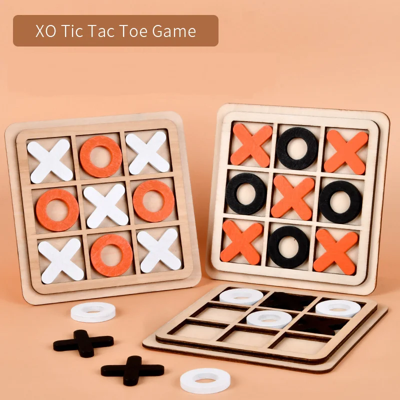 

Интересный набор шахматных настольных игр для мальчиков и девочек Tic Tac Toe, подарки на день рождения, игра для мозга, игрушки для детей, родителей и детей