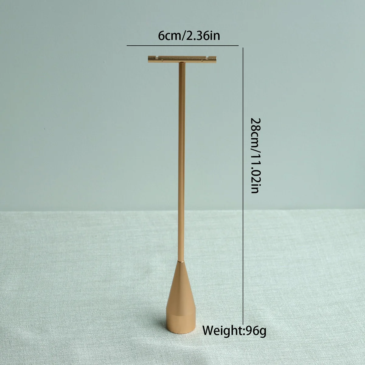 Beige Jewelry Display Props with Metal Base