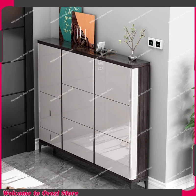 

Luxury Nordic Shoe Rack Design Layer Ultra Thin Shoe Cabinet Hallway Bench Sapateira Organizador De Sapato Cabinet Furniture