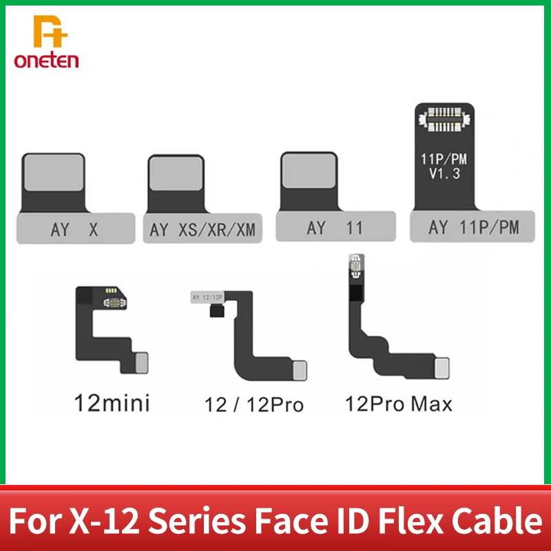 AY A108 Face ID Flex Cable For iPhone X XS XR MAX 11 12 Pro MAX Mini Dot Matrix Repair No Disassembly Welding Soft Flat Cable