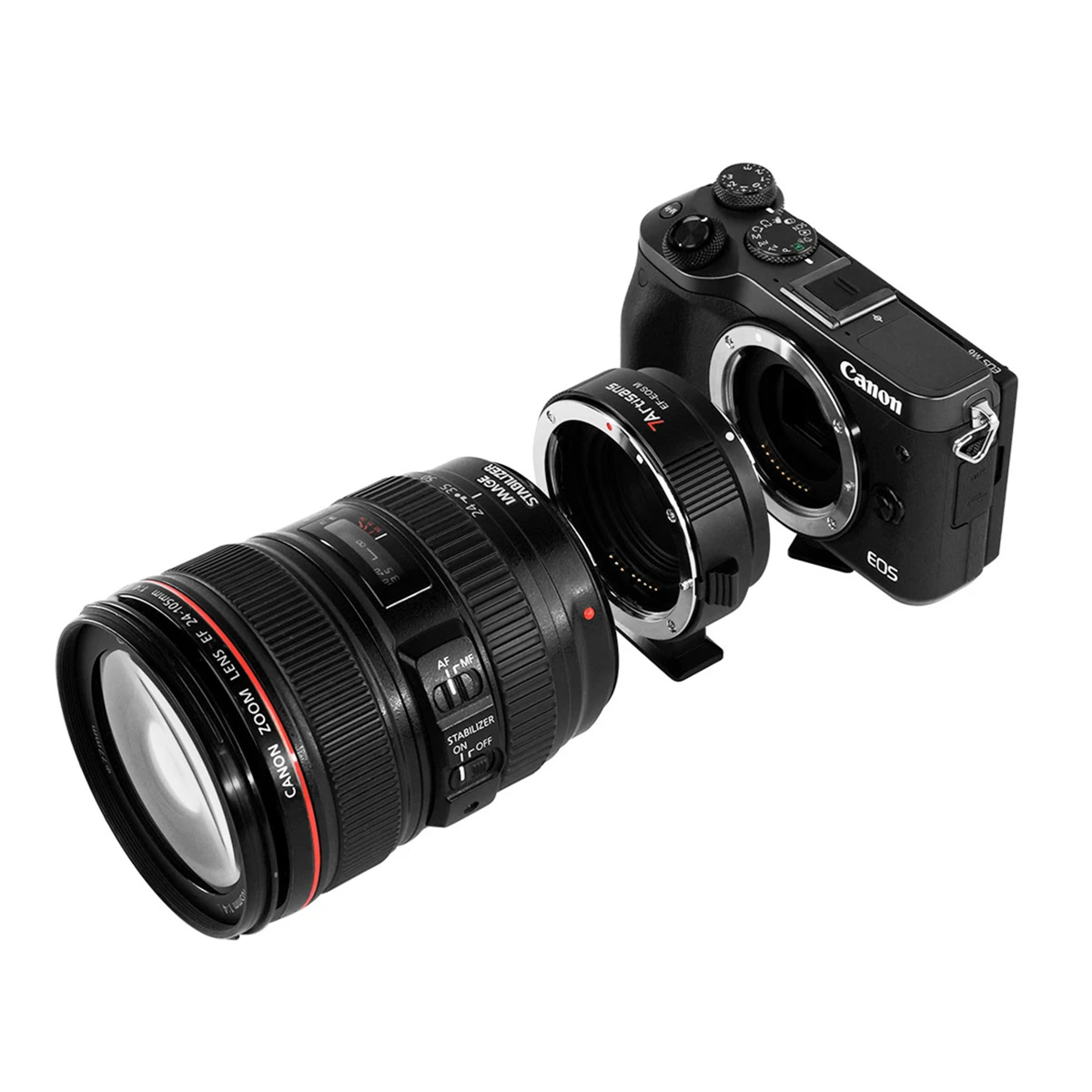 7 предметов 7 ремесленников EF-EOS M Переходное кольцо для крепления объектива с автофокусом EF/EF-S для объектива Canon EOS M (крепление EF-M) Объектив для беззеркальной камеры