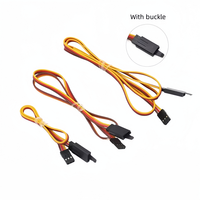 Servo extension line for servo, flight control line, male and female connection line, 60 core servo line anti loosening buckle
