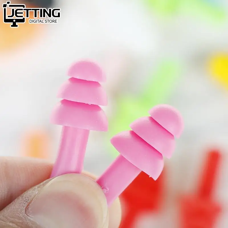 6 Pairs Silicone Ear Plugs Sound Insulation Ear Protector Anti Noise Snore Comfortable Sleeping Earplugs For Noise Reduction