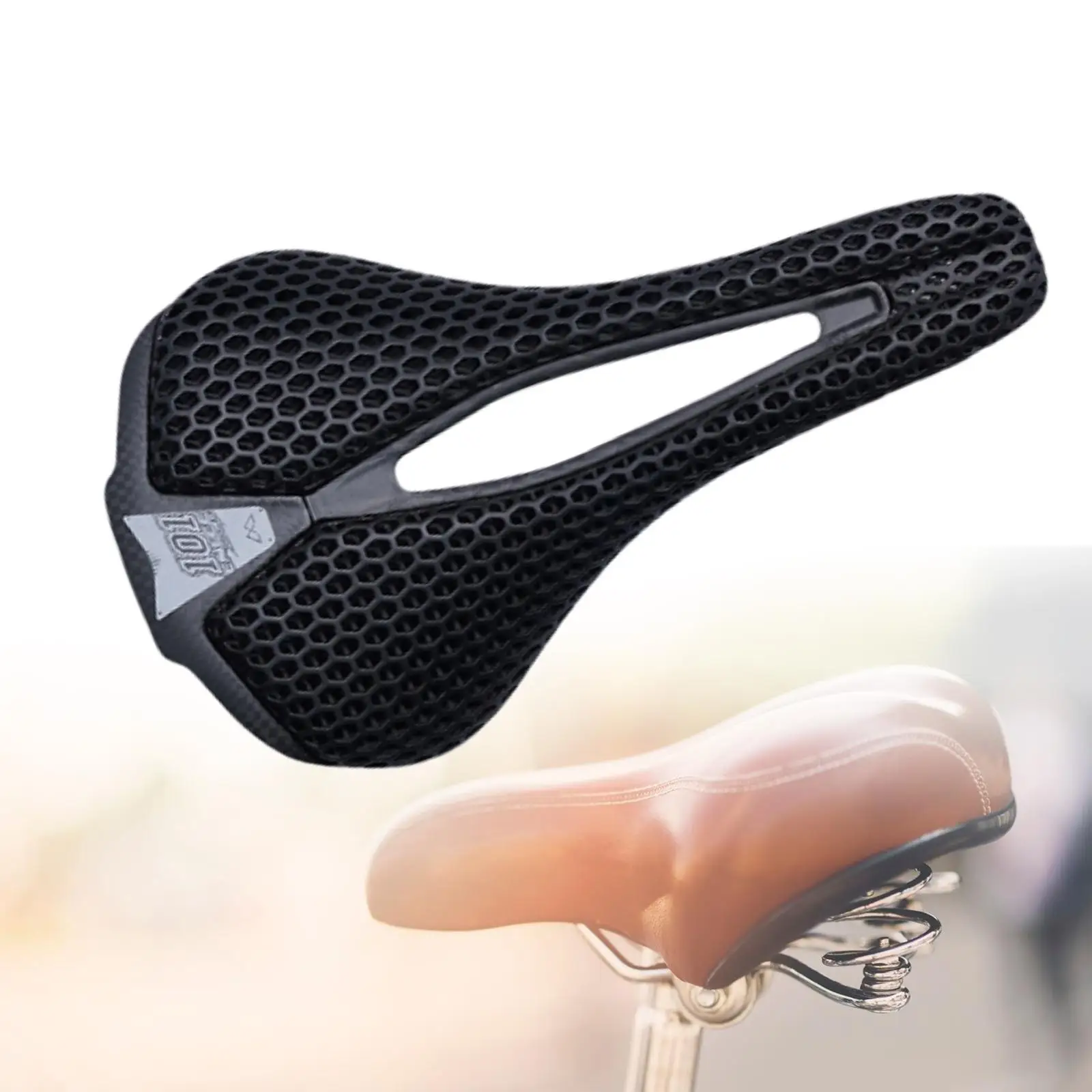 

Bike Saddle Cycling Parts Carbon Fiber Waterproof Replacement Bicycle Saddle