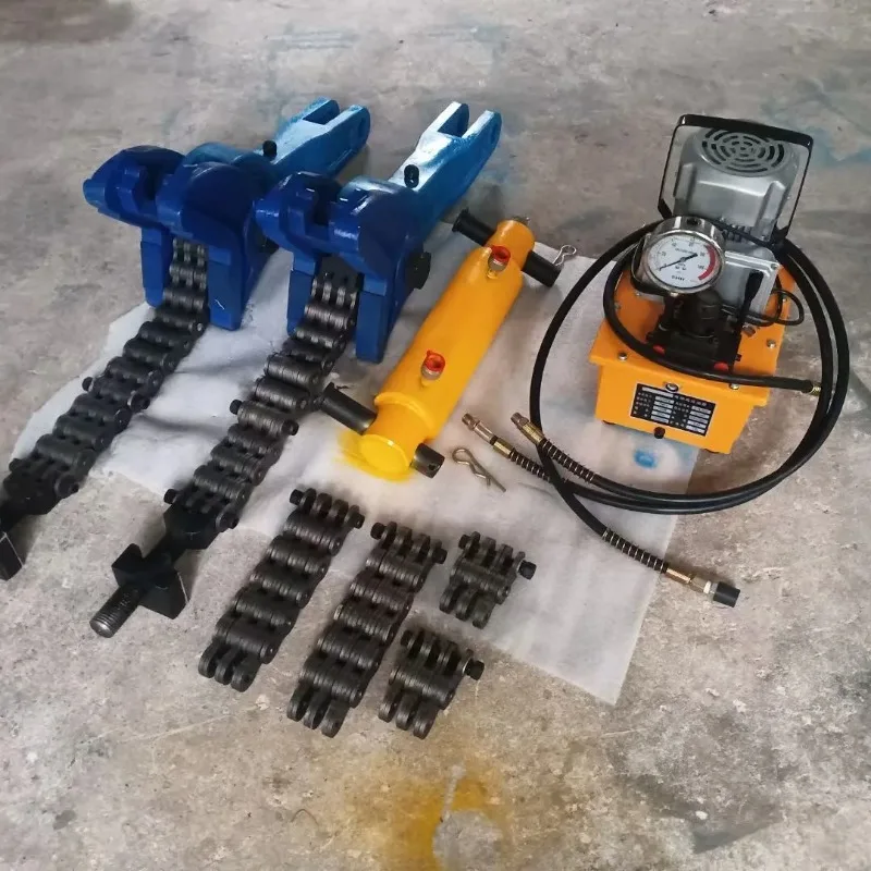 2 to 8 Inch Plate Type High Torque Hydraulic Pipe Chain Wrench Pliers Hydraulic Breakout Pipe Chain Wrench Tong