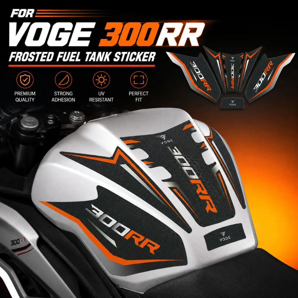 For VOGE 300RR Motorcycle Thick Frosted Fuel Tank Protective Sticker Motorcycle Anti-scratch Wear-resistant Decorative Decal