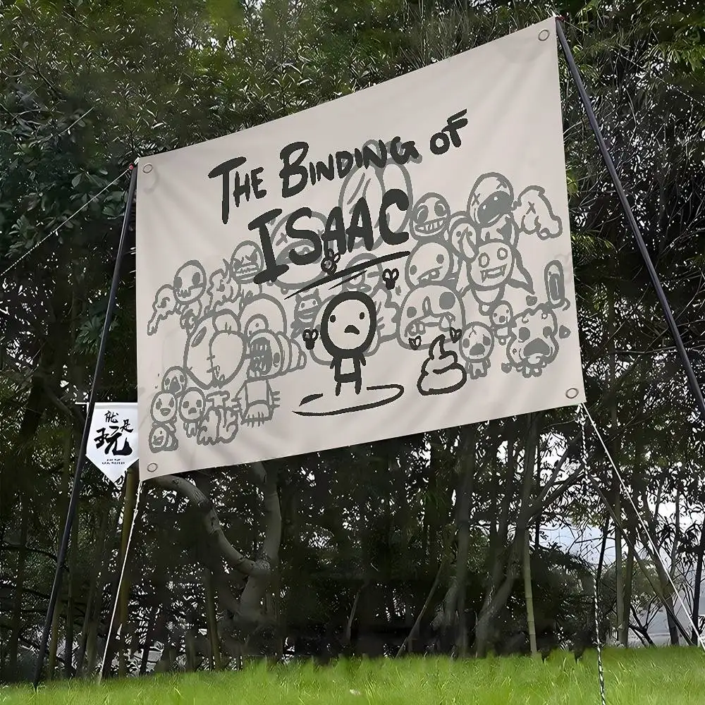 Anime The Binding Of Isaac Cartoon-Flagge Wandbehang Banner Dekoration Haushaltsdekoration