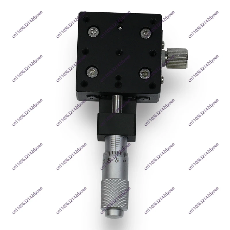 

Precision manual slide table, LX40-C high precision cross roller guide type, X-axis displacement fine adjustment measurement