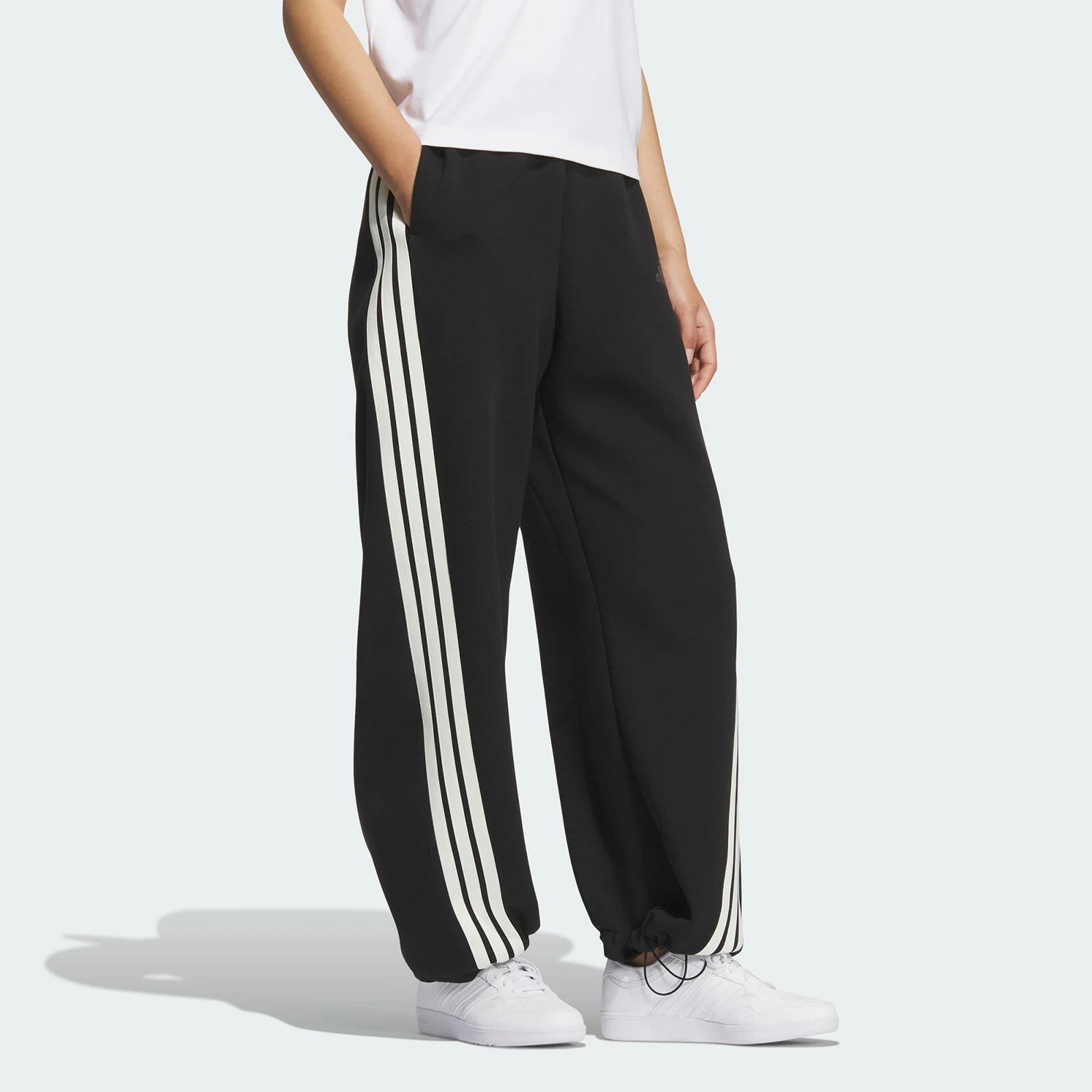 Adidas genuine comfortable autumn women's knitted loose banana pants KB8998
